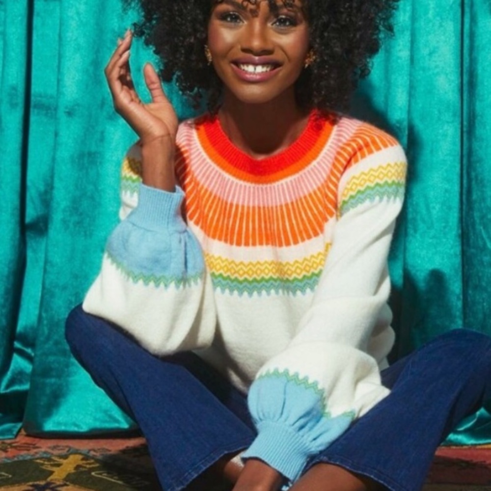 NWT Hyacinth House Colorblock Sweater